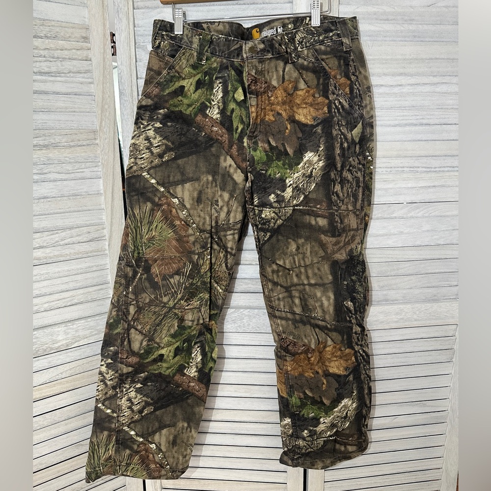 Carhartt Camo Pants, Mens size 34x30